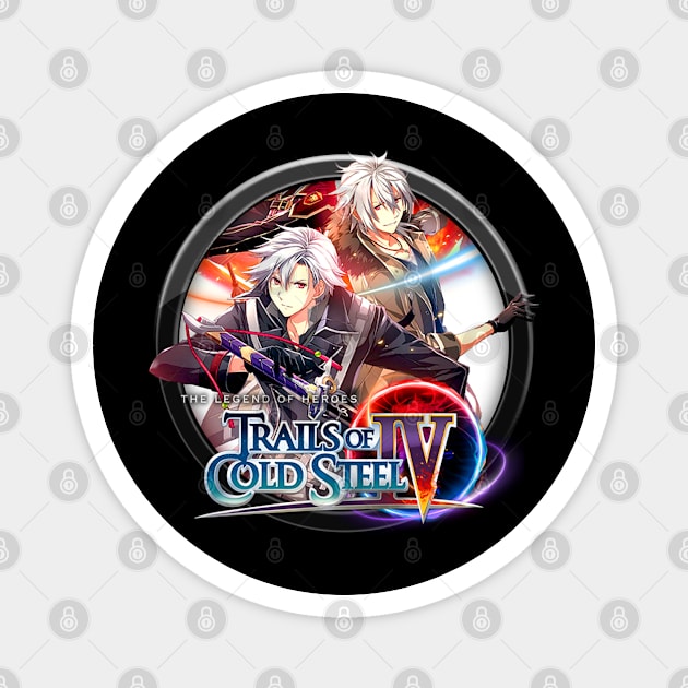 Trails of Cold Steel In Circle Logo XV Magnet by RayyaShop